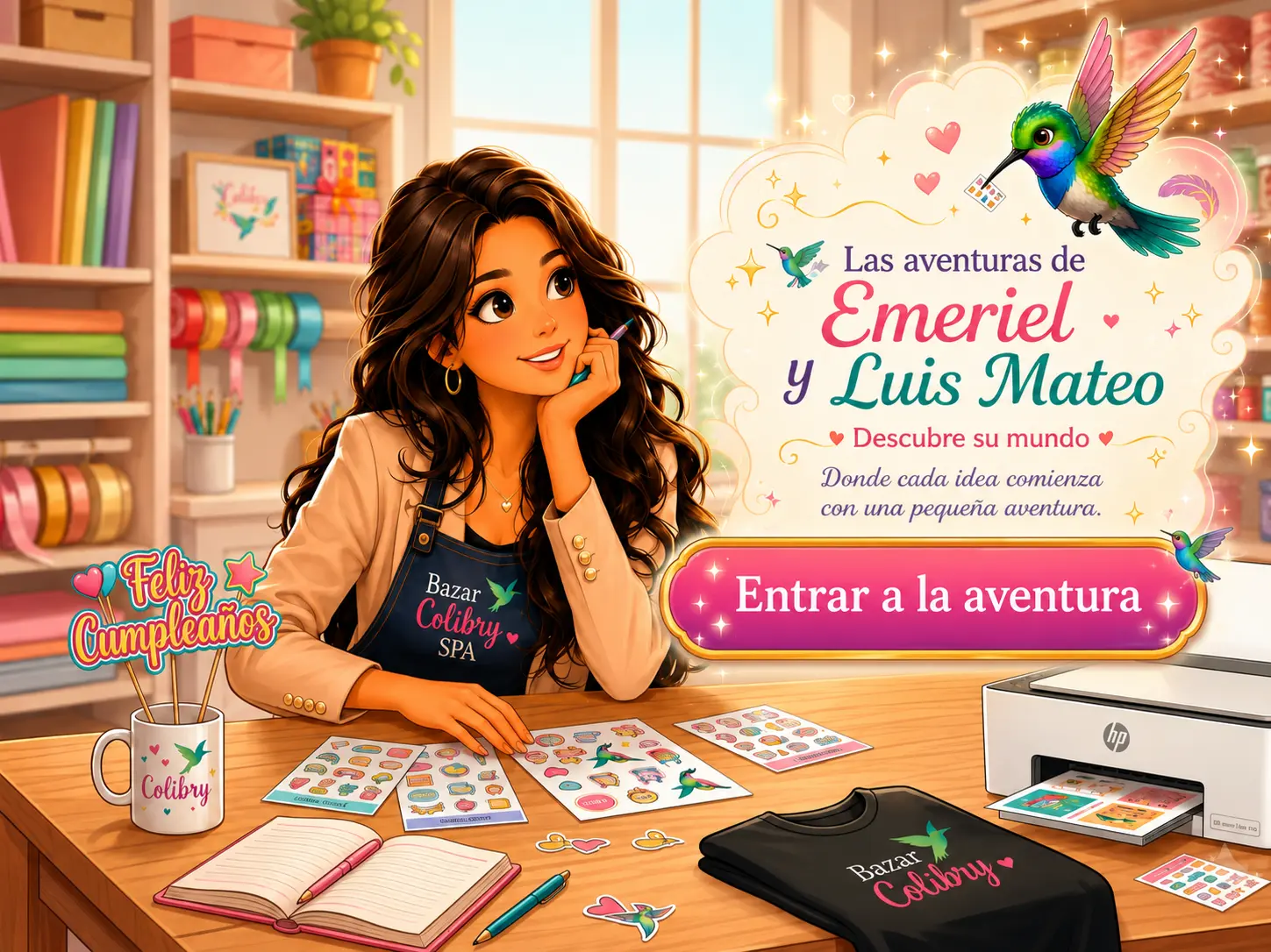 Las aventuras de Emeriel y Luis Mateo, descubre su mundo