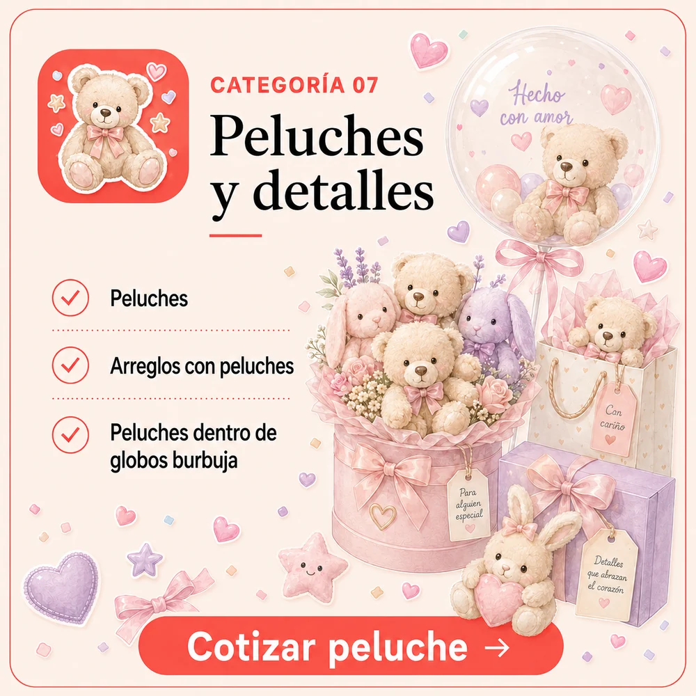 Categoría 07: Peluches y detalles